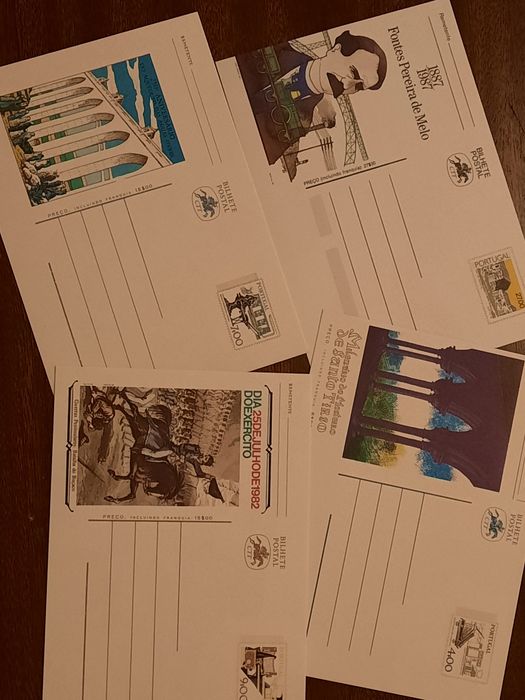 Bilhetes postais antigos diversos