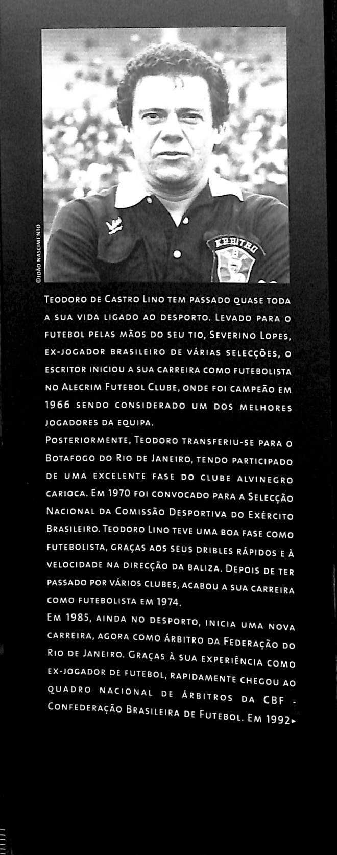 "O Futebol Através dos Tempos" de Teodoro Castro Lino [Novo]