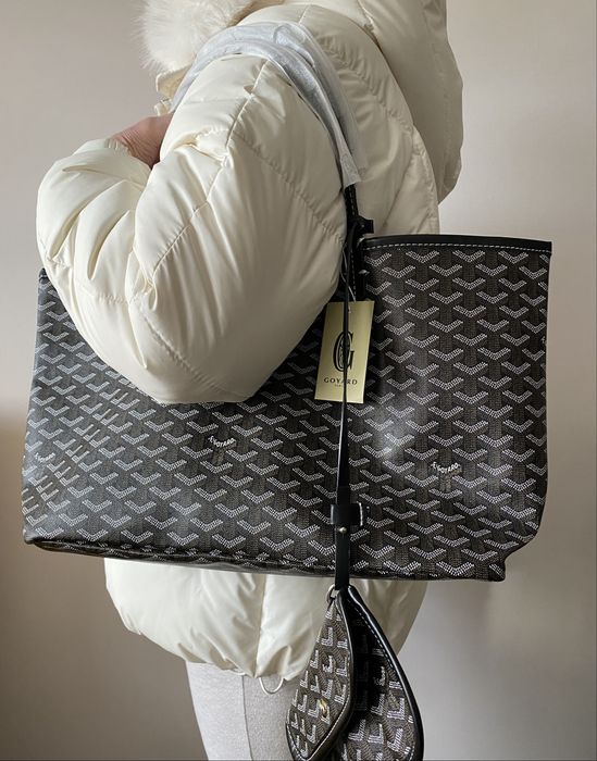 Сумка Шопер Goyard у чорному кольорі