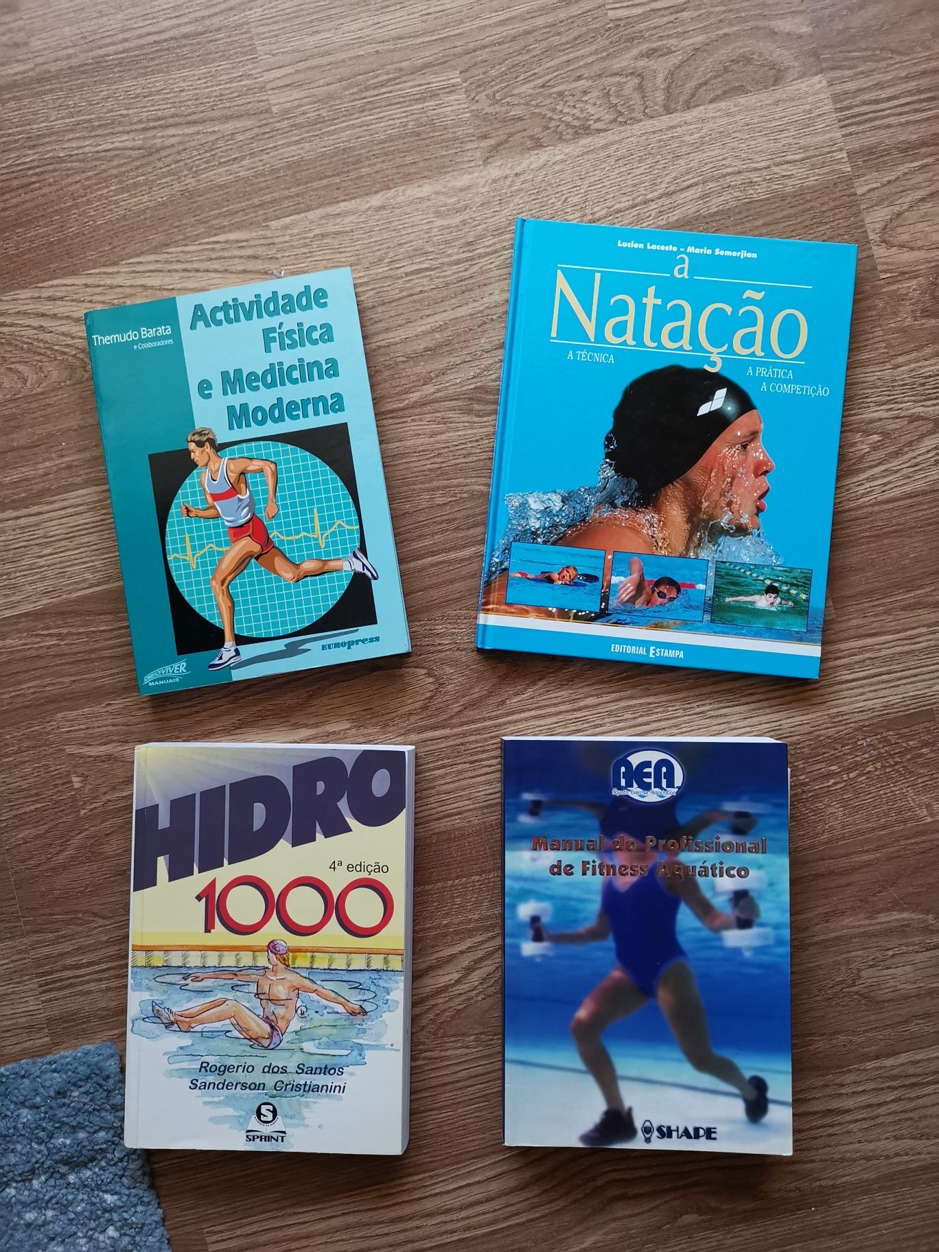 Natação e HIDRO 3 livros 30€