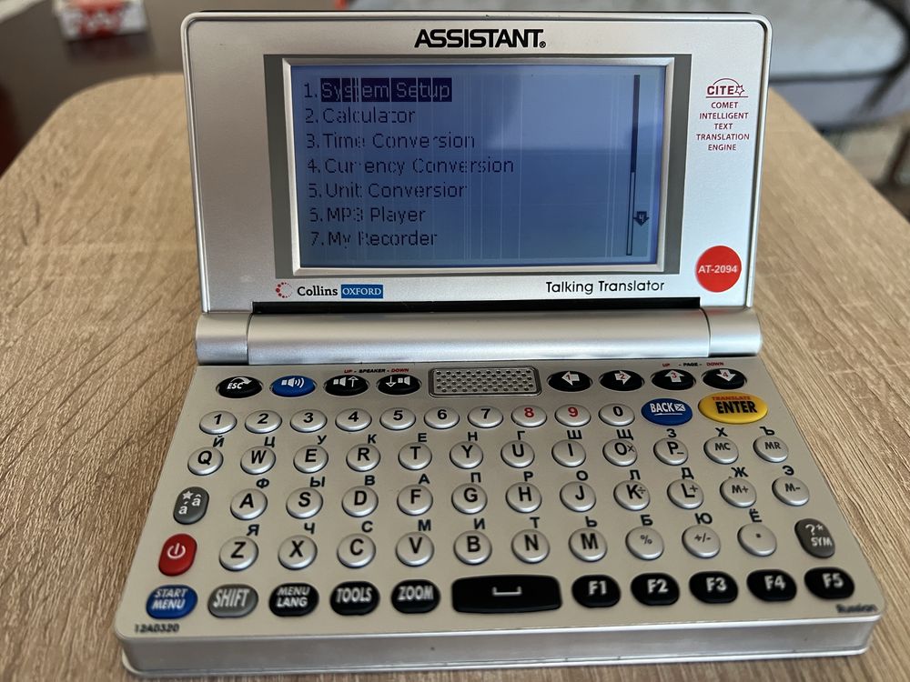Електронний перекладач Assistant AT-2094.