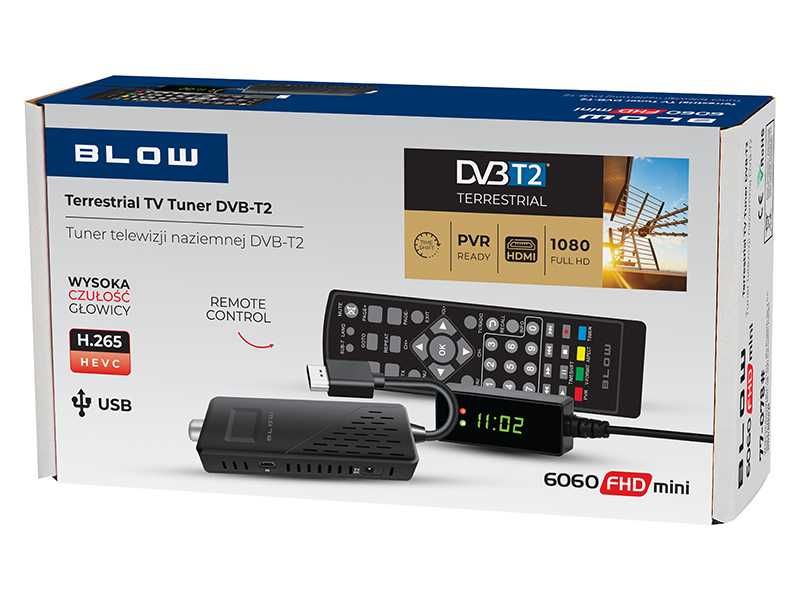 Dekoder tuner DVB-T2 BLOW 6060FHD MINI