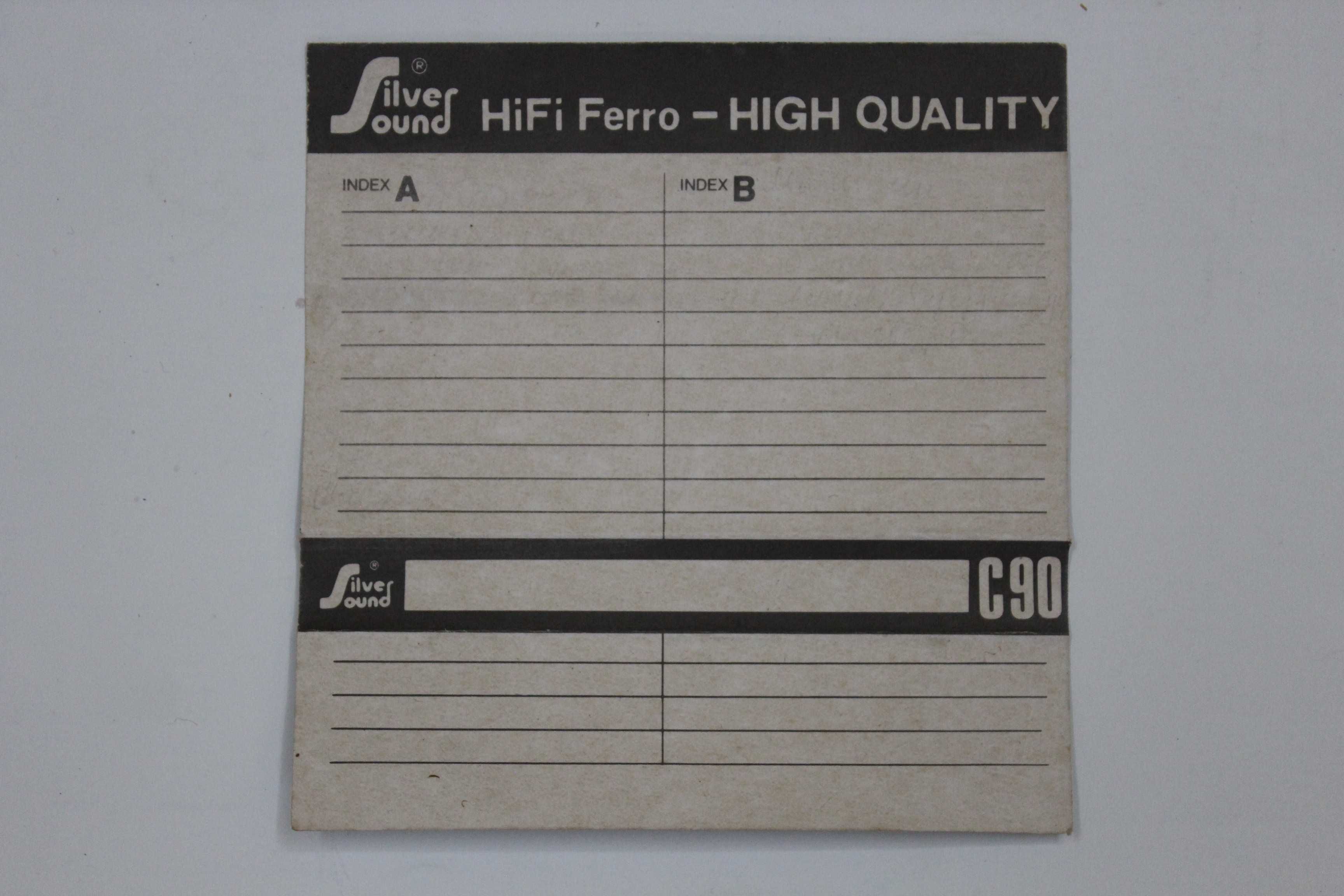 Аудиокассета кассета SILVER SOUND C-90 Hi-Fi Ferro / compact cassette
