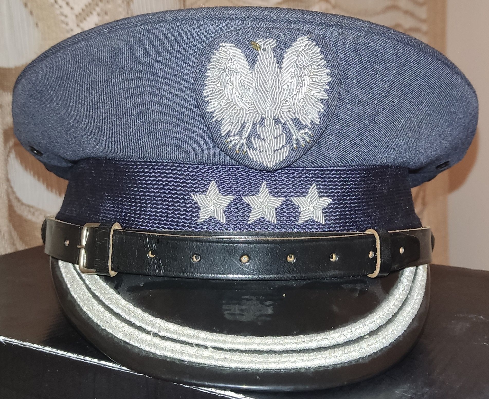 Czapka garnizonowa SW PRL pułkownik oficer