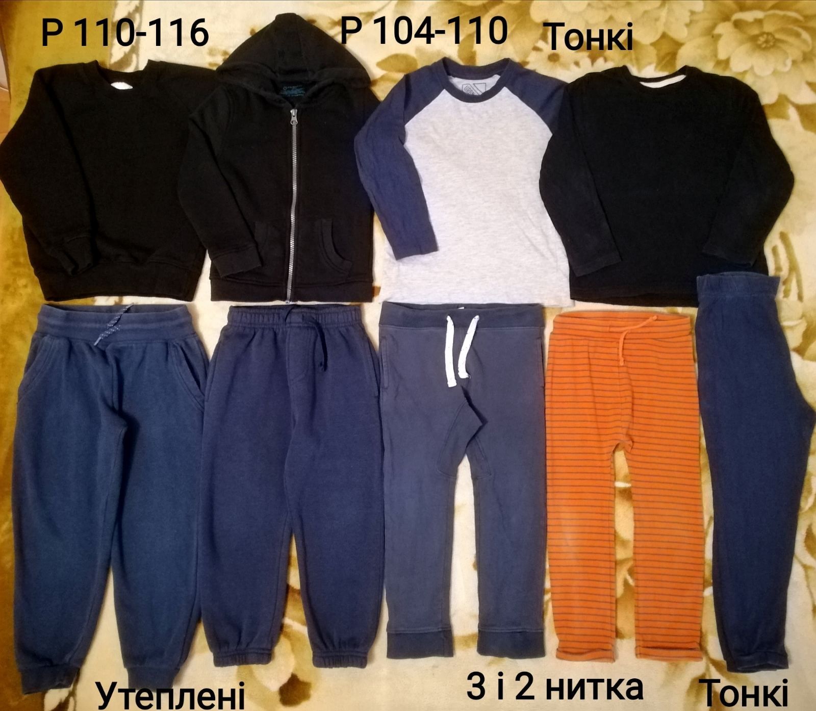 Спортивні штани, кофти, реглани. Безрукавки . Р 80-110