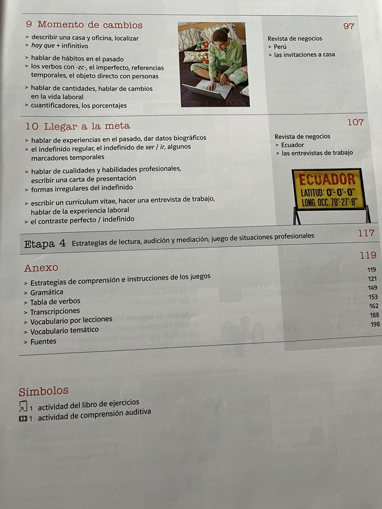 Meta profesional A1-A2 jezyk hiszpański