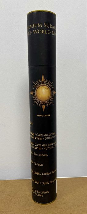 Mapa świata do zdrapywania