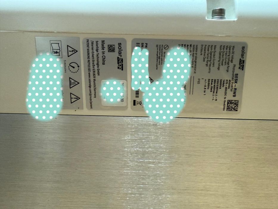 Falownik SolarEdge SE5K-RWB – 5 kW, sprawny, trójfazowy