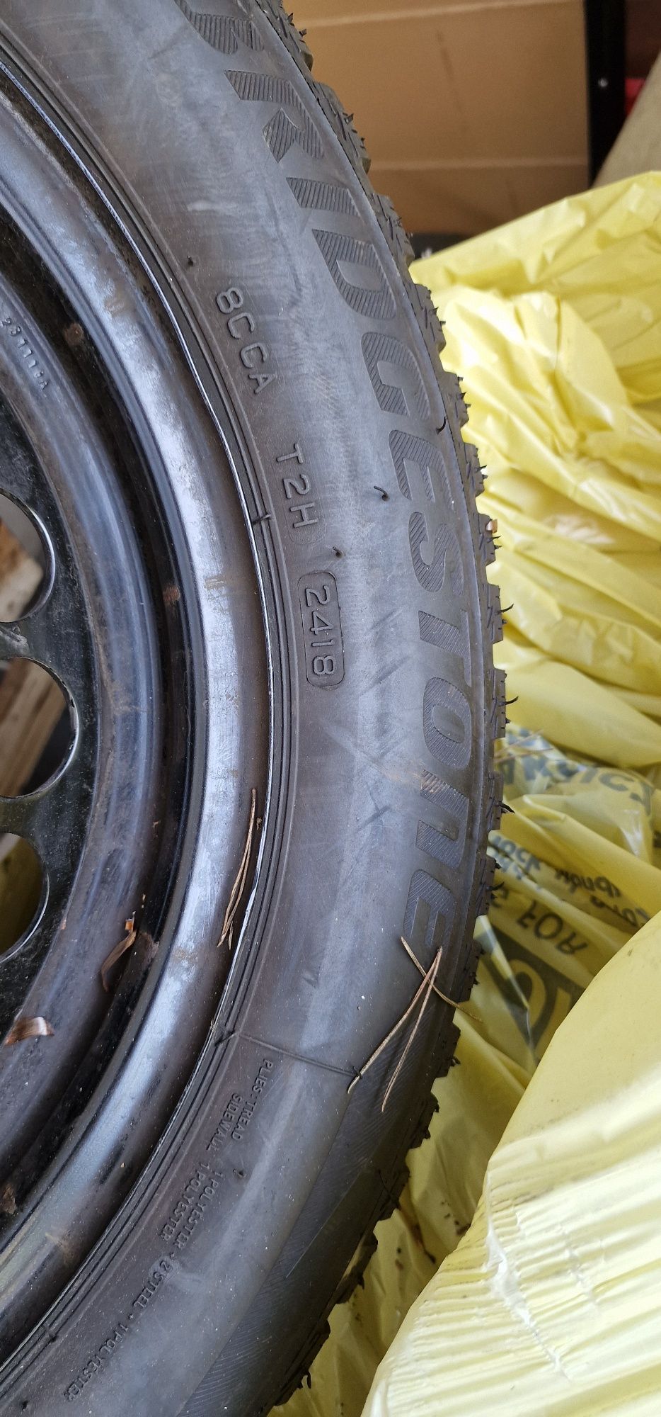 Nowe opony i felgi komplet Bridgestone Blizzak 185/60/15 zimowe