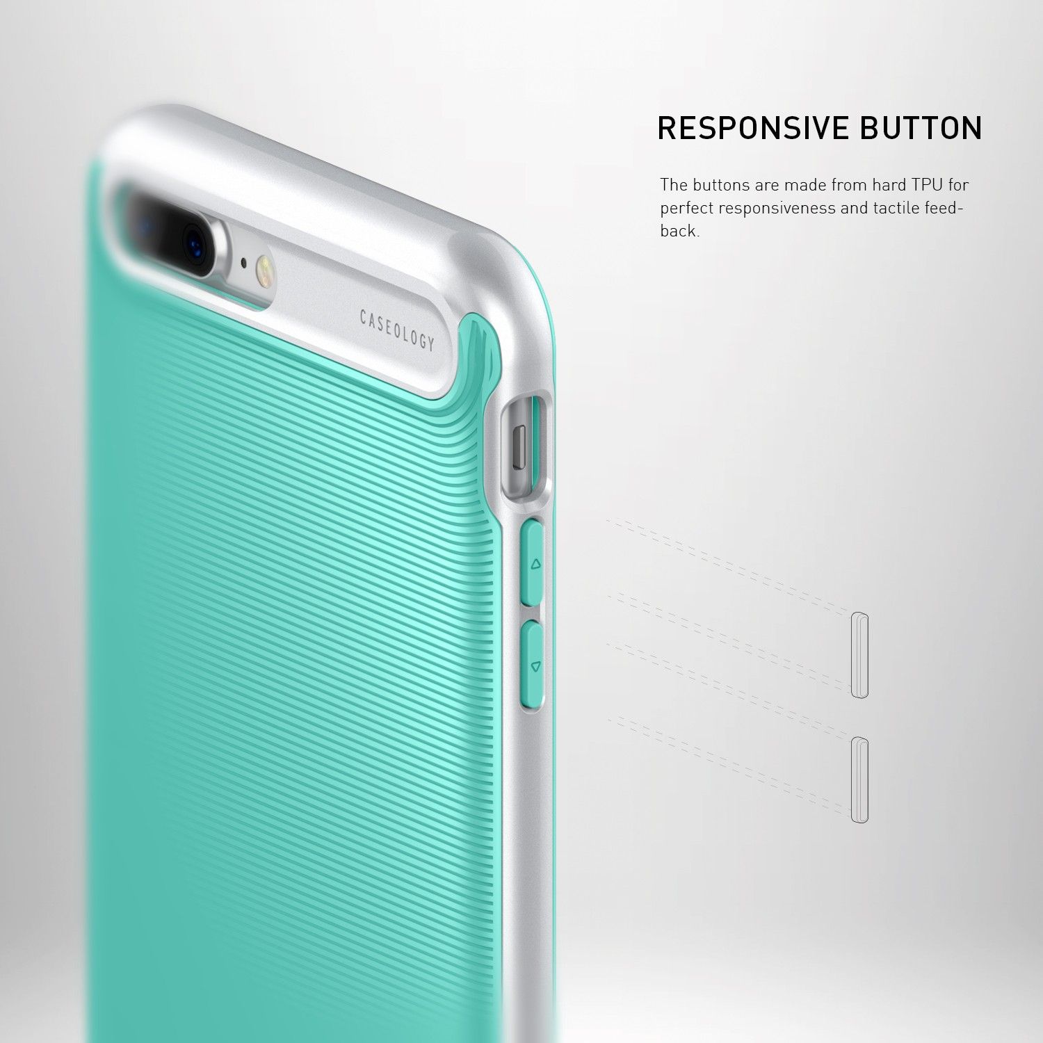 Etui Caseology iPhone 7 Plus / 8 Plus Wavelenght Turquoise Mint