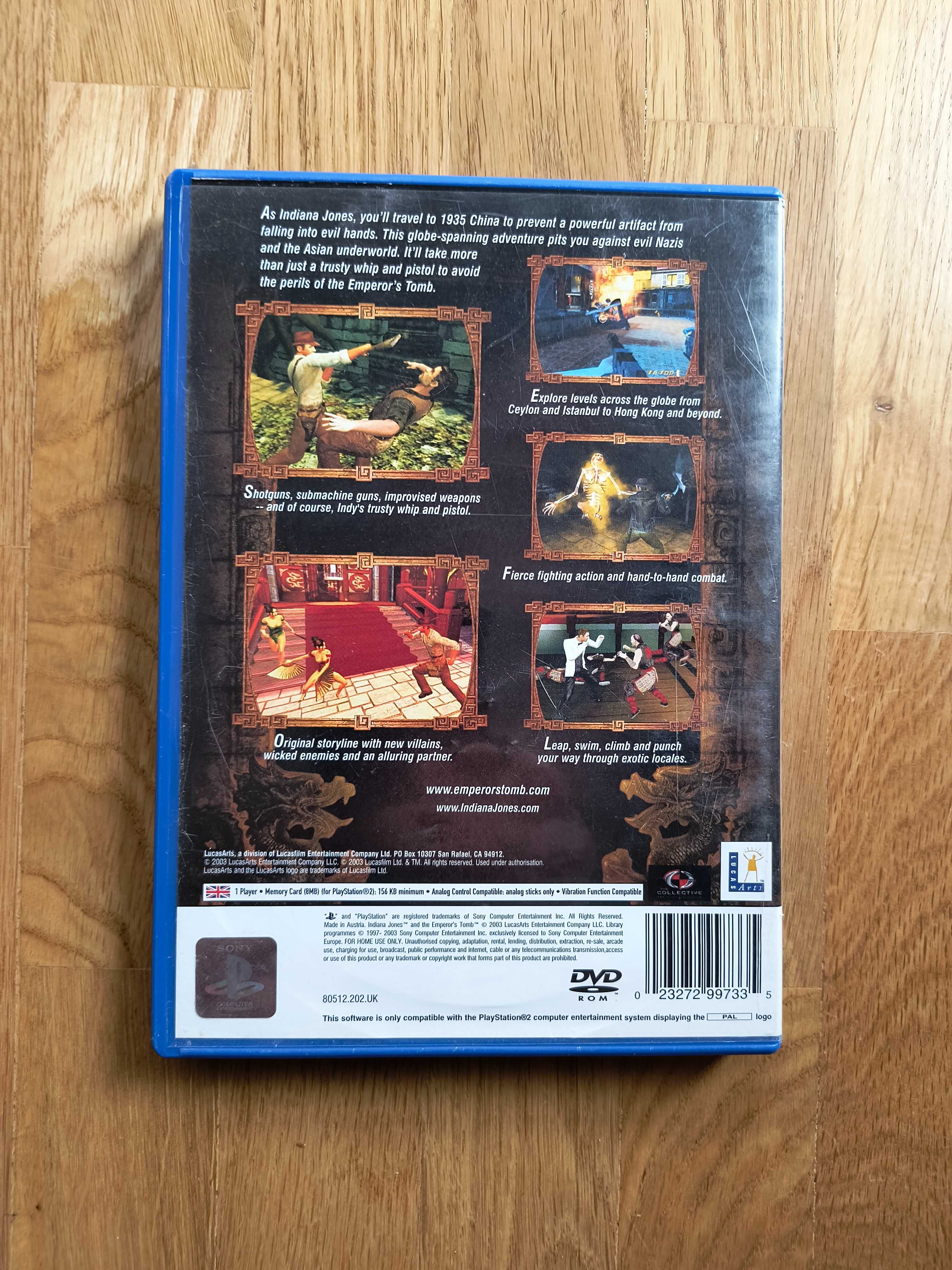 PS2 gra Indiana Jones and the Emperors Tomb