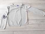 Sweter 110/116 szary