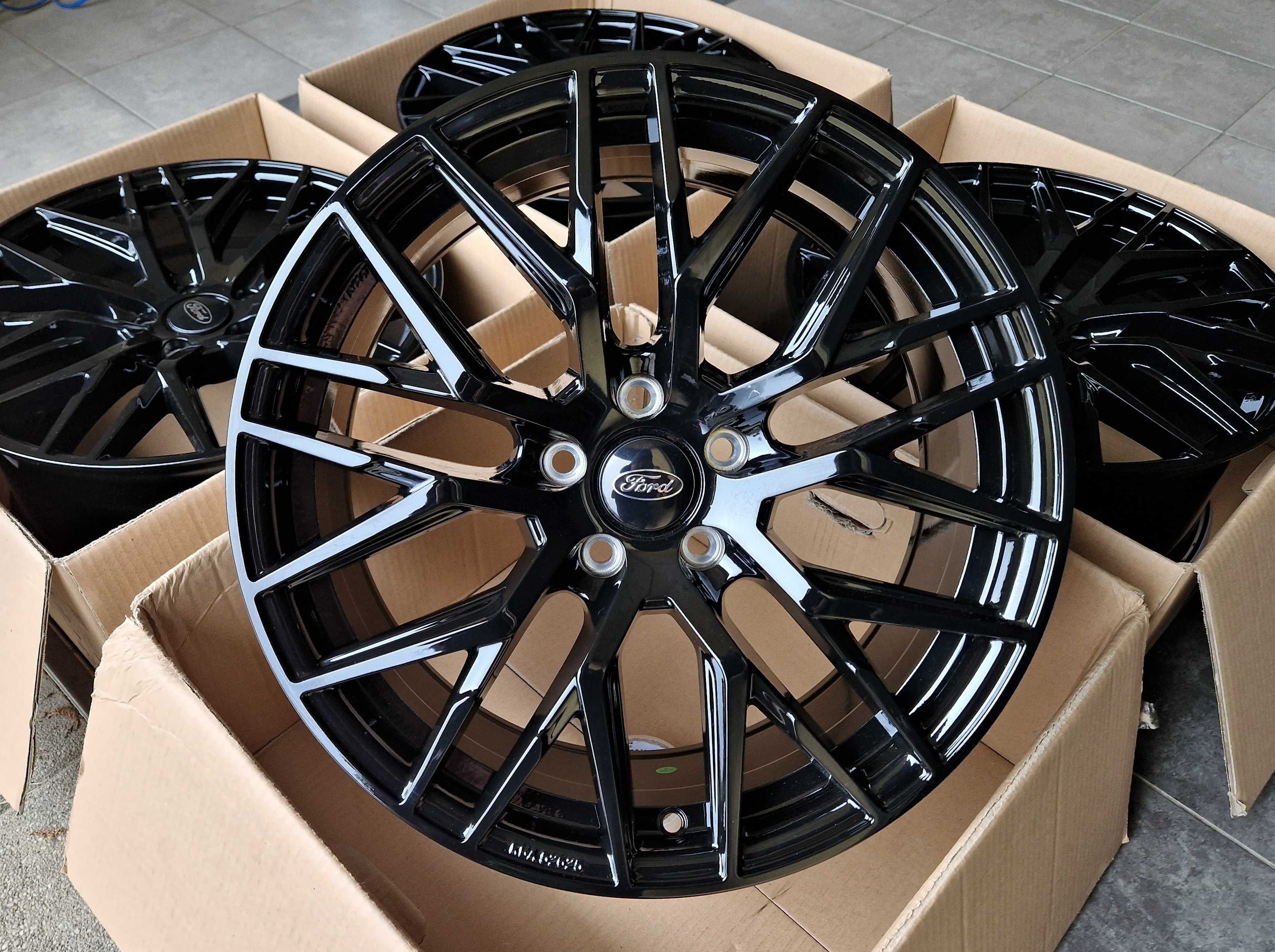 Alufelgi 18 5x108 Ford Mondeo Kuga C S-Max Focus Galaxy Edge Czarne 5#