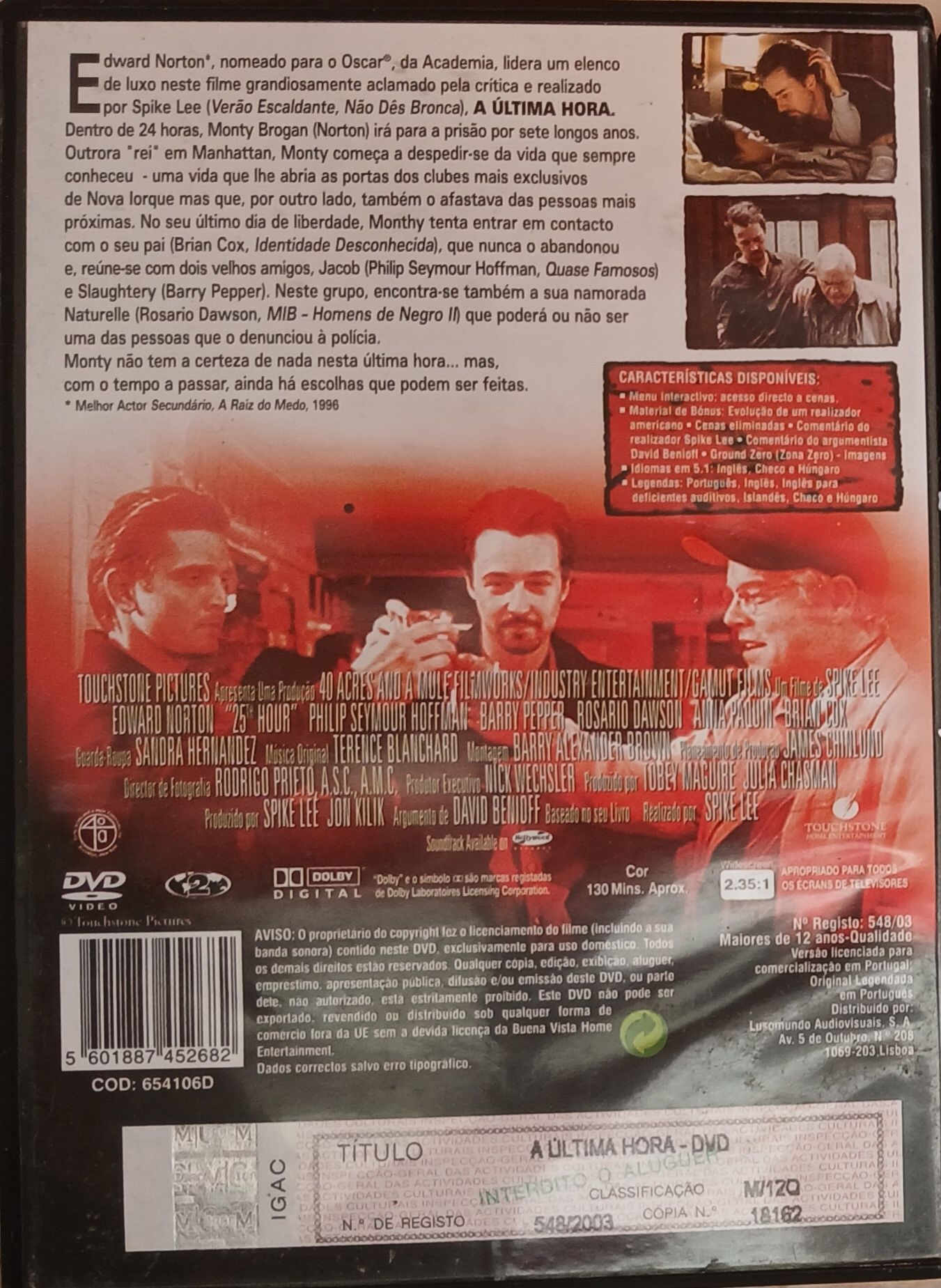 DVD A Última Hora de Spike Lee