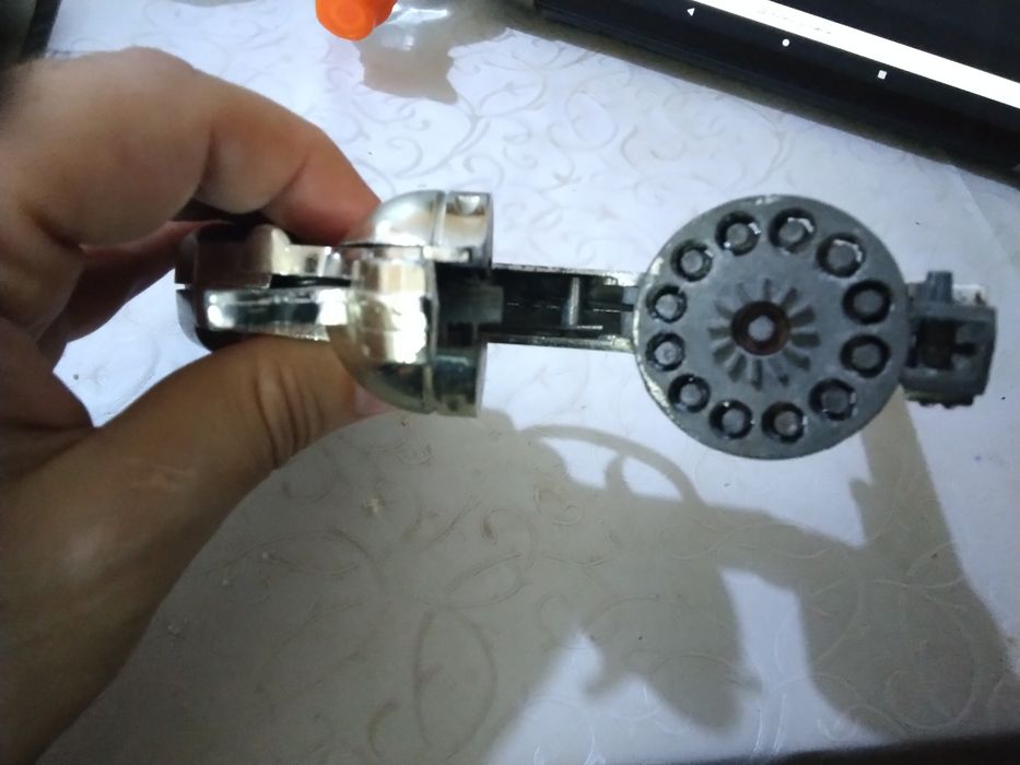 Дитячий револьвер під пістони круглі,,детский пистолет револьвер