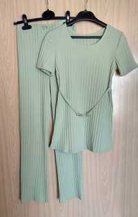 Костюм для девочки блуза-туника и брюки, трикотаж (Польша)