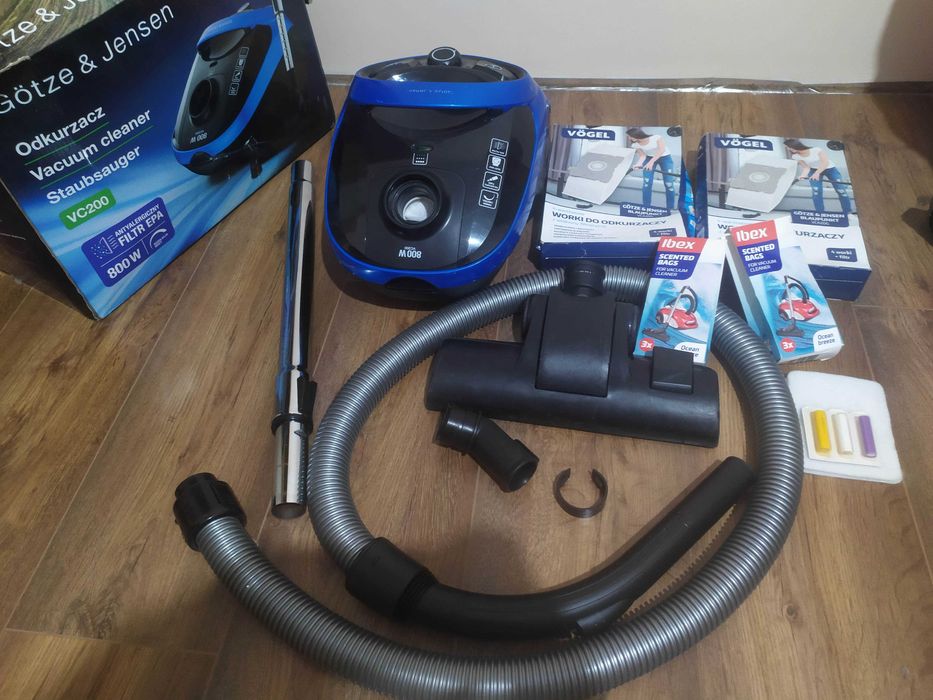 Odkurzacz antyalergiczny Gotze&Jensen VC 200 800 W plus worki