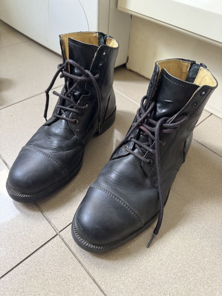 Polainas e botas equitacao nr39 + esporas