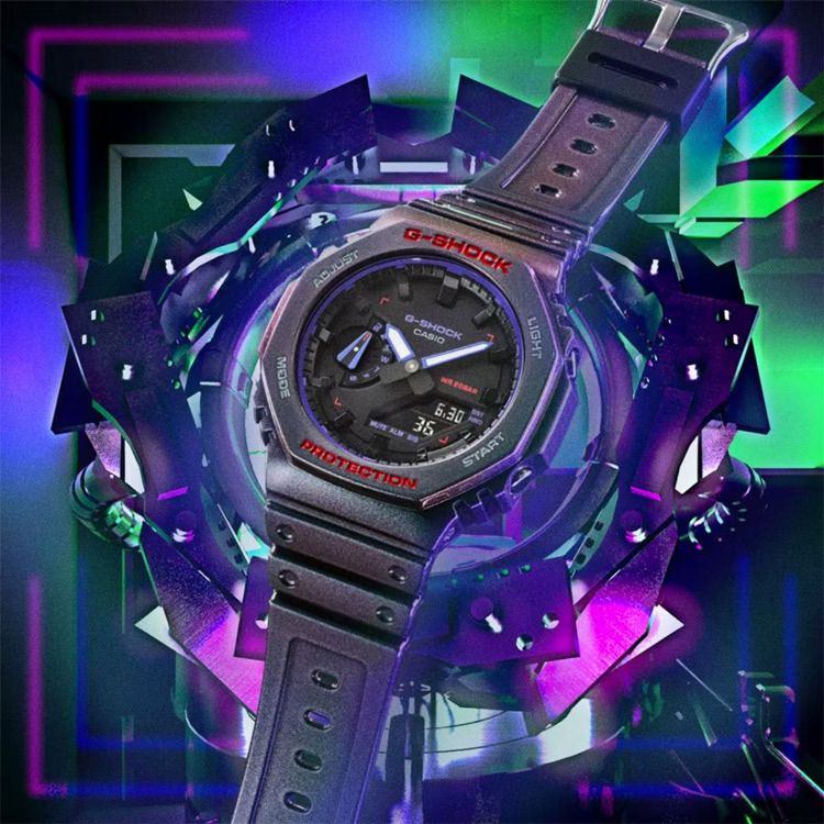Часы Casio GA-2100AH-6A ! Оригинал! Фирменная гарантия 2 года!
