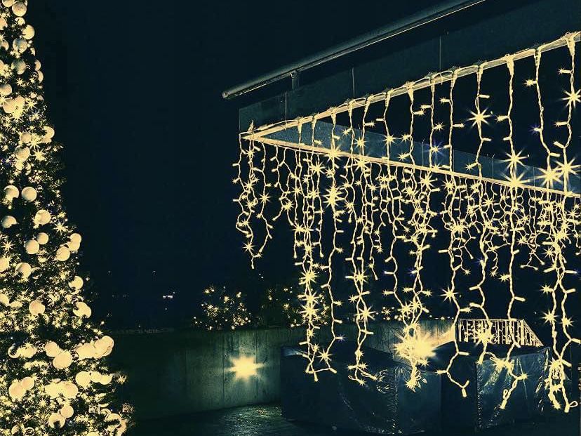 Sople lampki choinkowe zewnętrzne 500 LED