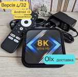 ТВ бокс Vontar DQ08 8k 4GB/32GB голосовий набір аєропульт Android 13