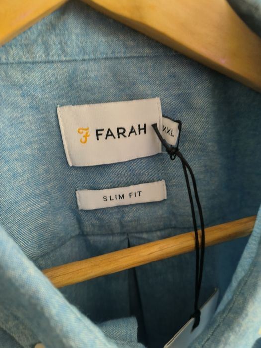 Nowa męska koszula Farah Slim Fit XXL