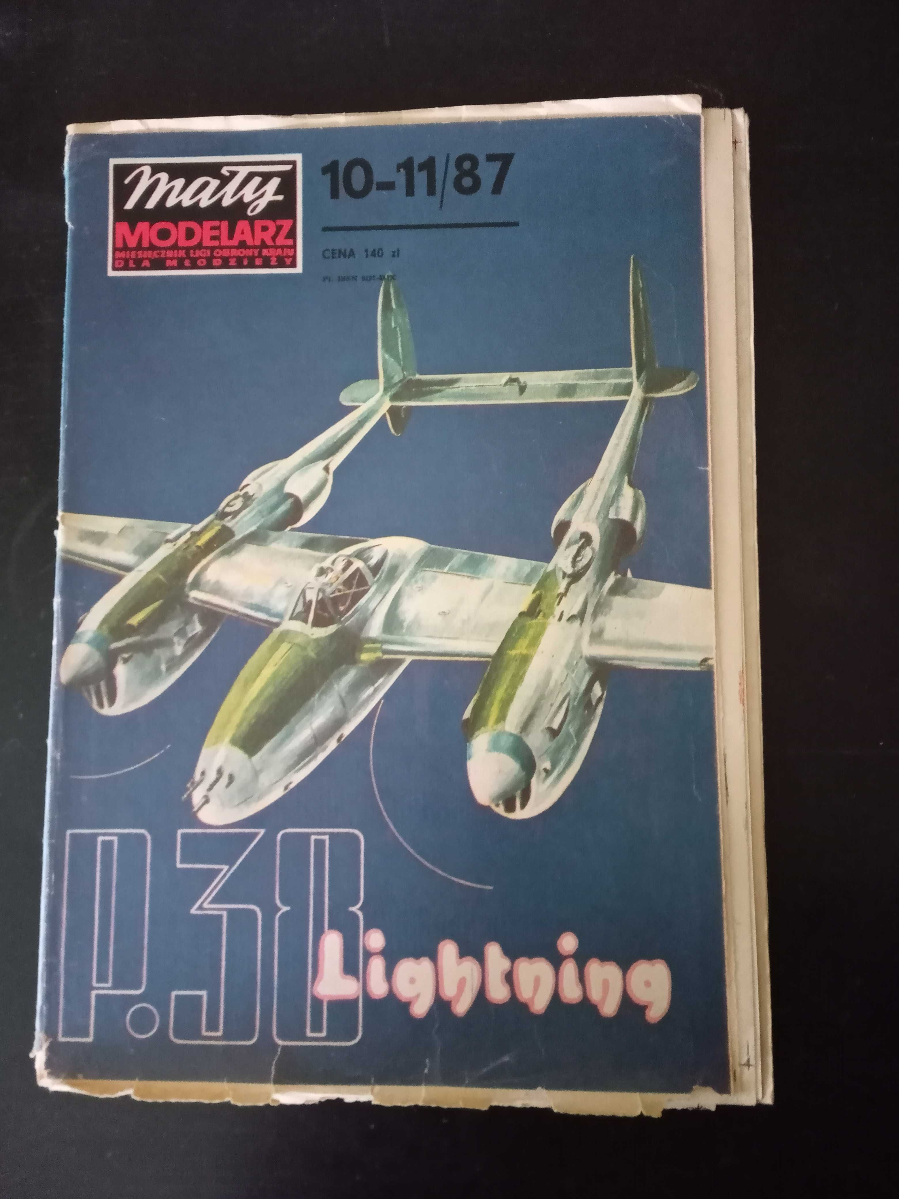 M.M. nr 10 -11/87 P-38 Lightning sprzedam