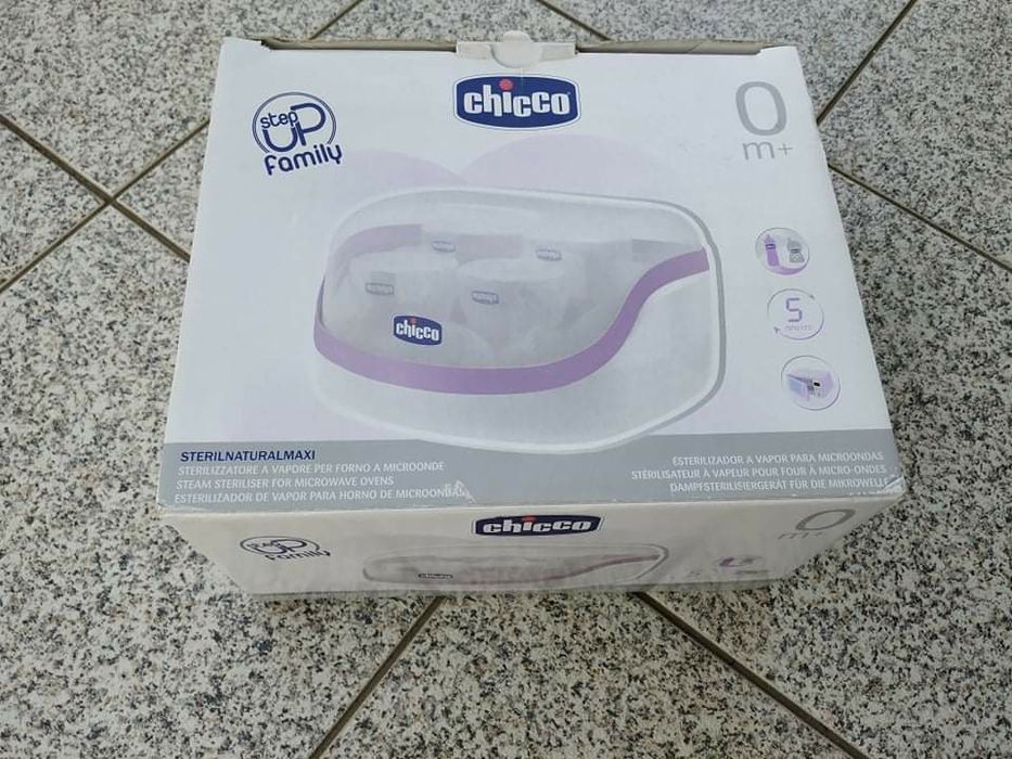 Esterilizador biberões Chicco microondas