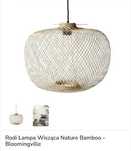 lampa wisząca Bloomingville średnica 45 cm