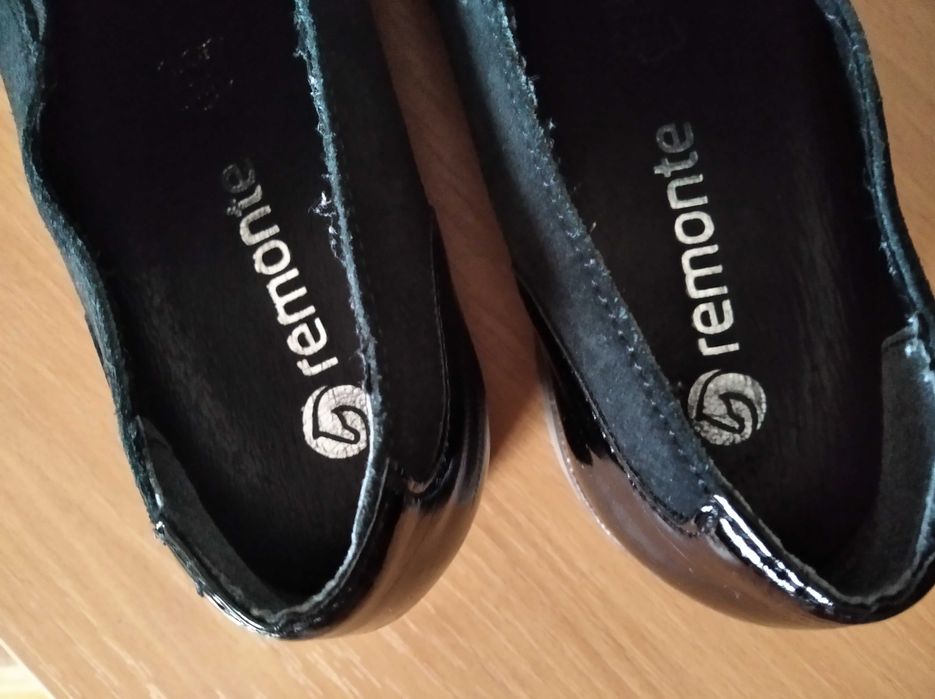 Remonte, Ремонте, чорні оксфорди, 38 розмір.