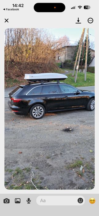 Box dachowy AMOS Trawel Pack 440 bialy