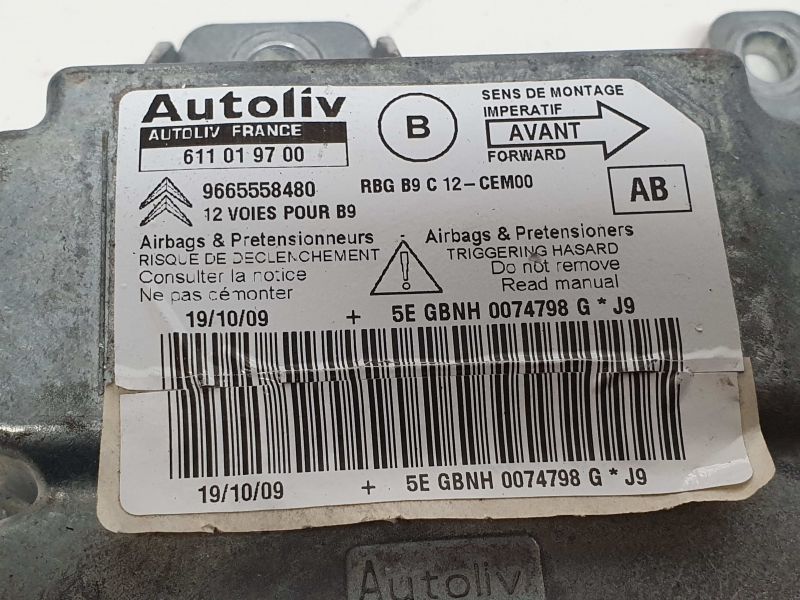 Centralina airbag CITROËN Berlingo (B9)