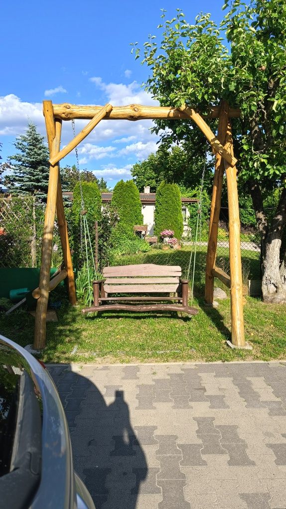 Huśtawka z bala zaimpregnowana