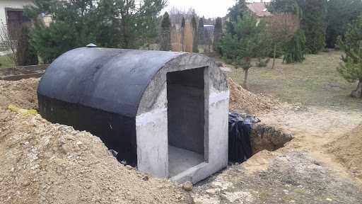 zbiornik betonowy na piwniczke ogrodową, ziemianke