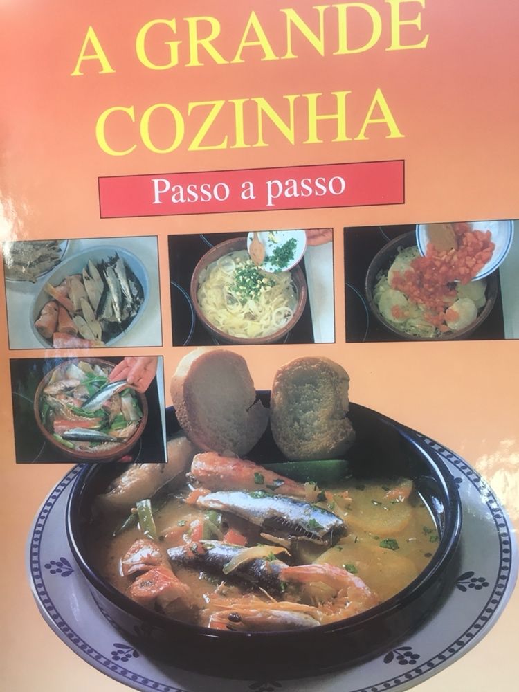 Coleção de livros de culinária