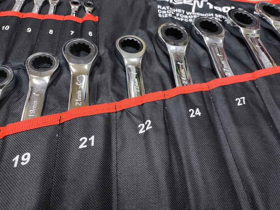 Набір ключів з тріщоткою карданом набор ключей с трещеткой DISEN 6-32