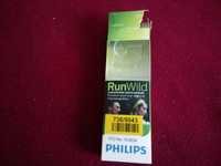 Słuchawki sportowe Philips Run Wild zielone czarne komplet