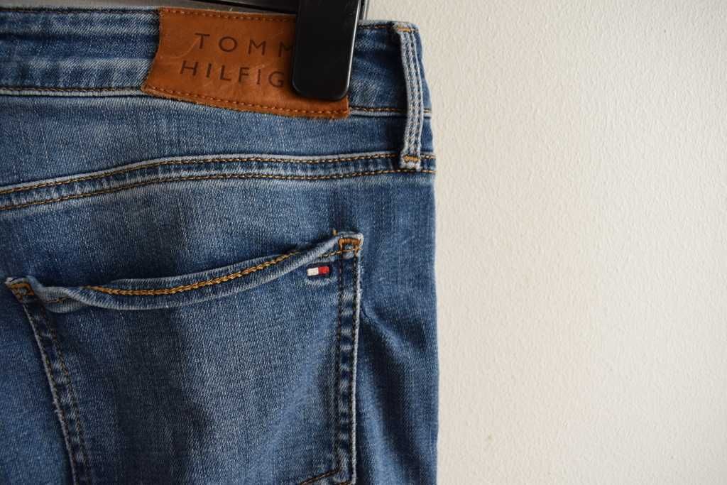 Tommy Hilfiger spodnie jeansy wysoki stan w28 l32