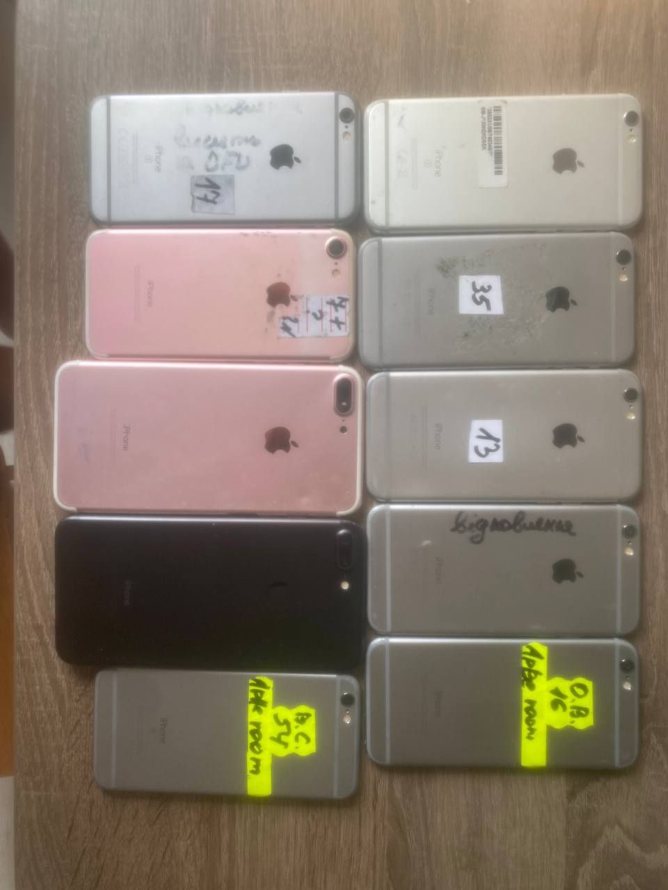 Лот iPhone 6,6s,7,7+