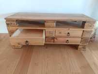 Szafka pod tv zrobiona z palet ,120 /46/49 wys
