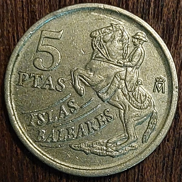 Moeda de 5 Pesetas - ISLAS BALEARES (Ano 1997) - Rara