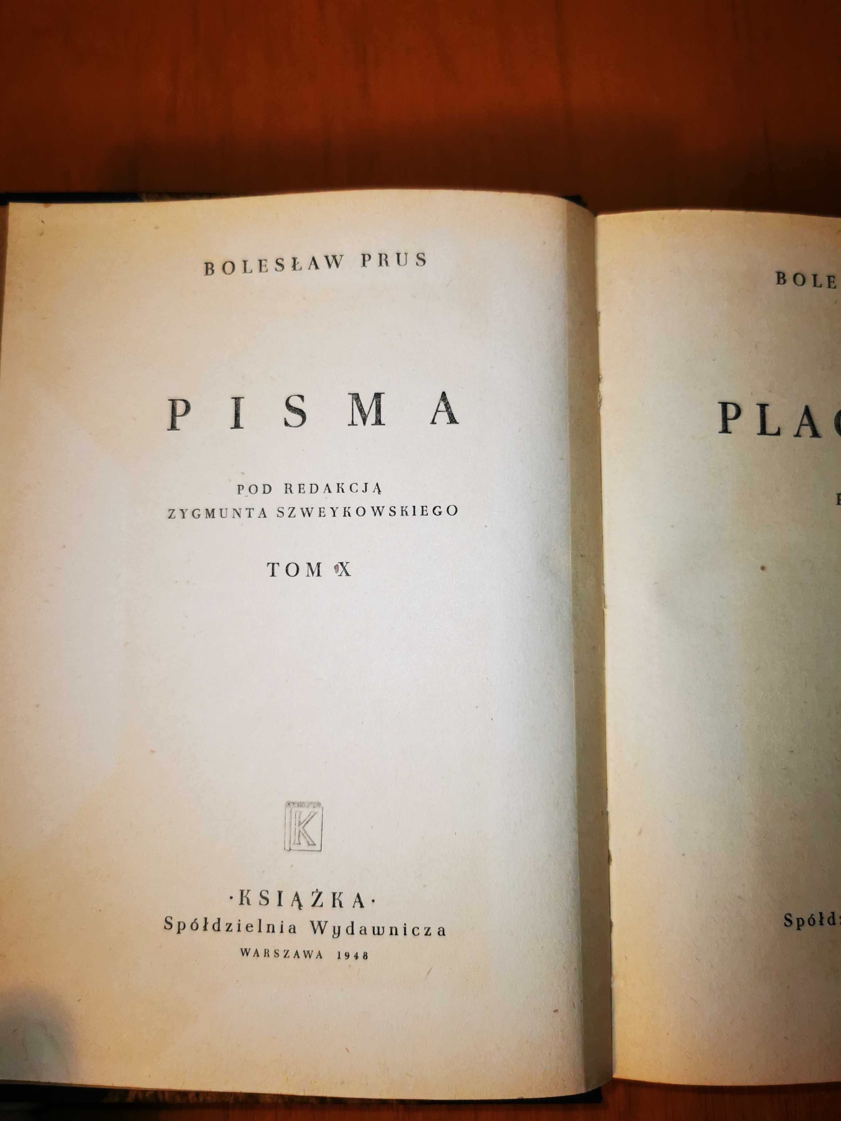 "Placówka" B. Prus Sp. Wyd. Książka 1948