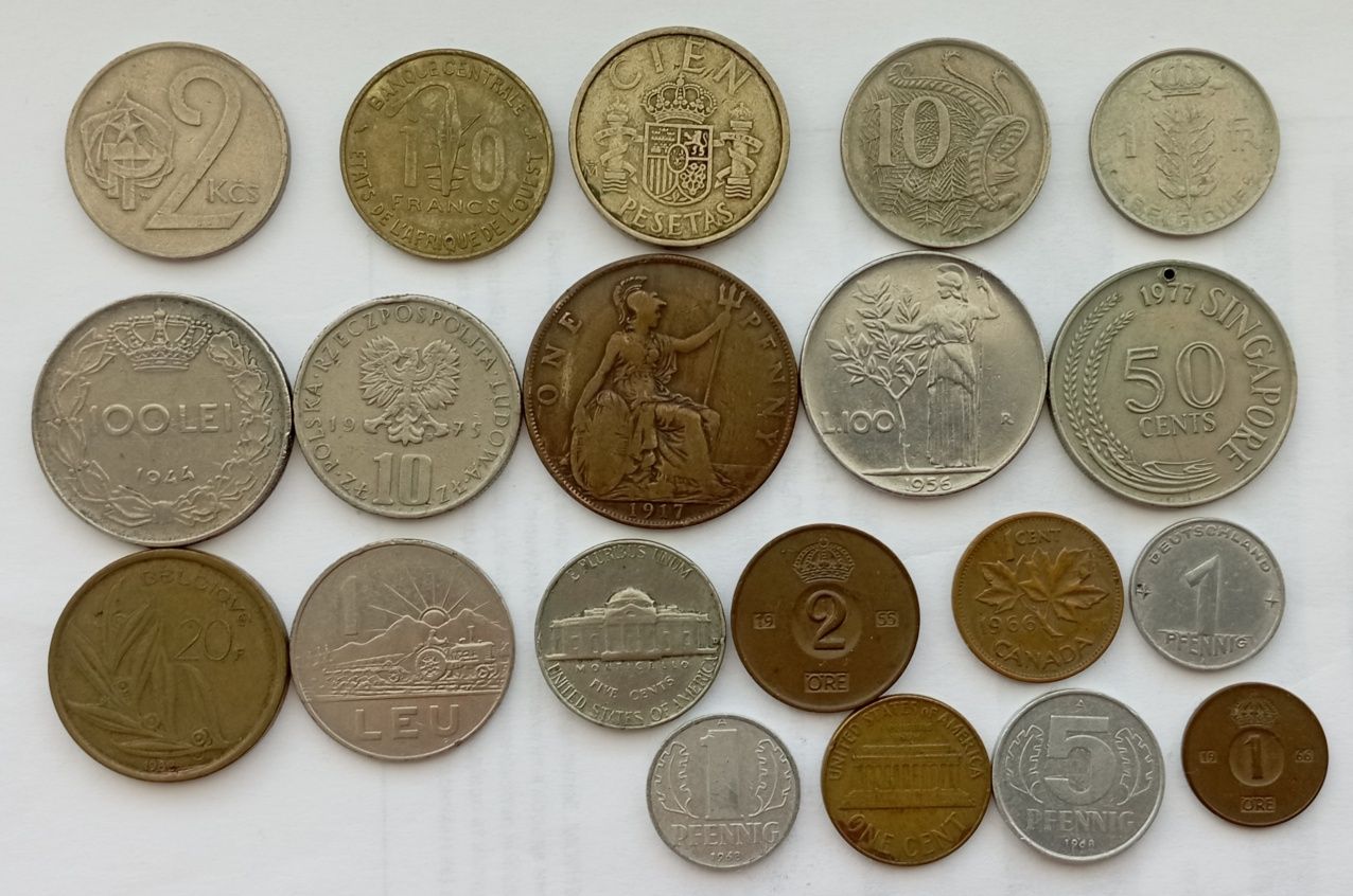 20 монет одним лотом 1917-83 годы