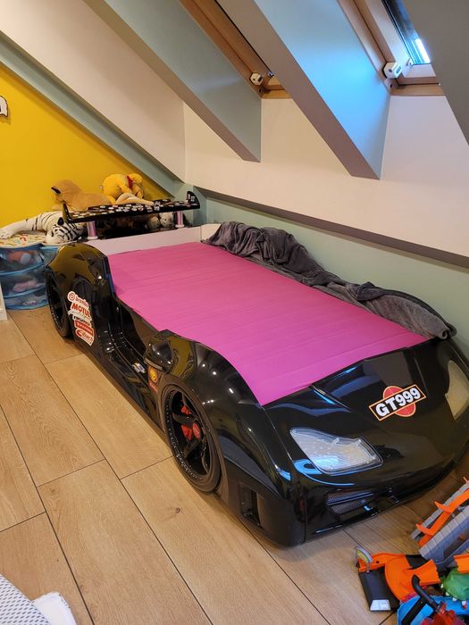 łóżko dziecięce auto GT999 podświetlane