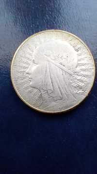 Stare monety 5 złotych 1933 Jadwiga 2RP srebro