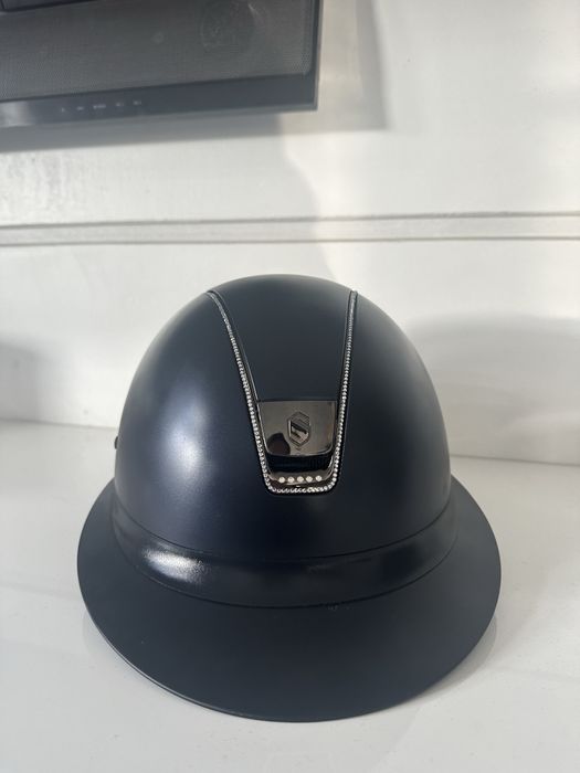 kask jezdziecki samshield miss shield 2.0 swarovski granatowy