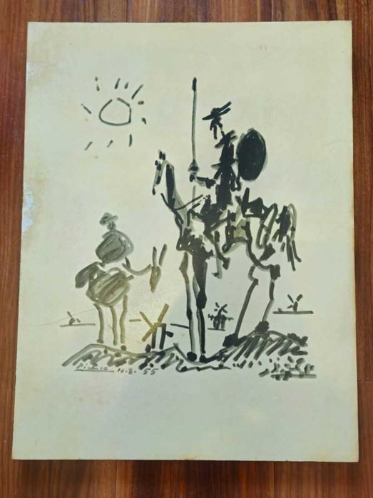 Serigrafia Original Don quixote de pablo picasso