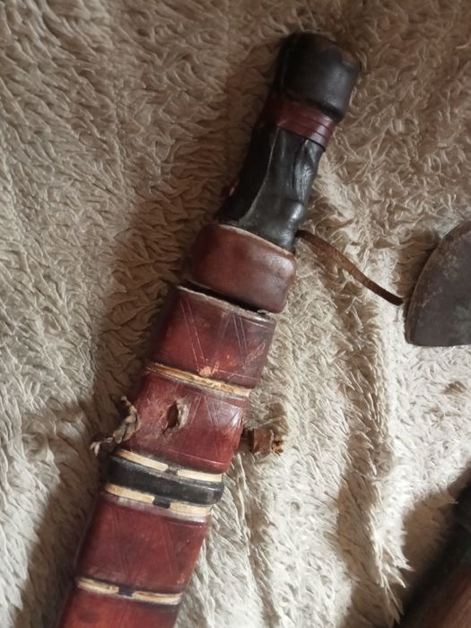 Stara szabla kindżał Afryka Łopatka piechoty Saperka i Toporek WH 2wś.