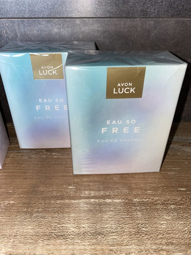 Avon perfum Luck eau so loved / luck eau so free , nowy ofoliowany