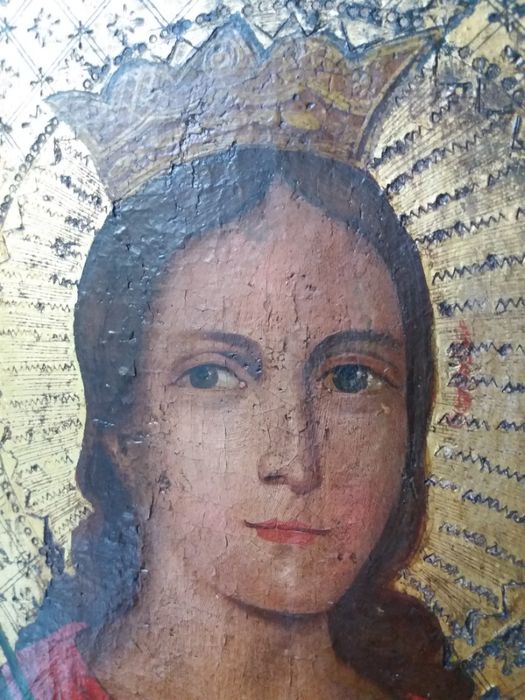 Икона Св. царица Ирина 19 век